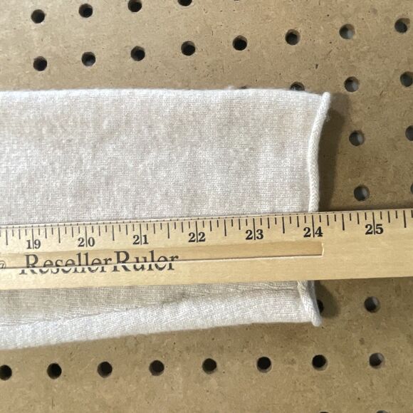 Repeat Brand Easy Knit 100% Pure Cashmere Sweater Jumper Beige 42/Large Women - Picture 9 of 9